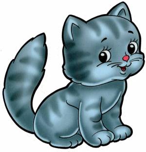 Раскраска котенок для детей #1 #94443
