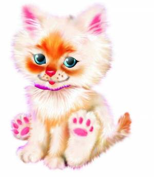 Раскраска котенок для малышей #15 #94586
