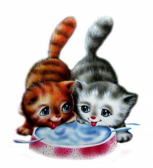 Раскраска котенок для малышей #31 #94602