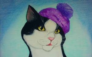 Раскраска котик рисунок #36 #95120