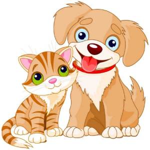 Раскраска кошечки собачки для детей #3 #95797