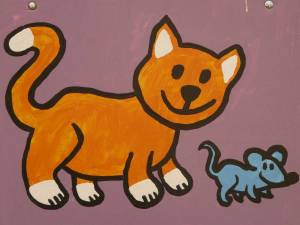 Раскраска кошка для детей 3 4 лет #15 #95937