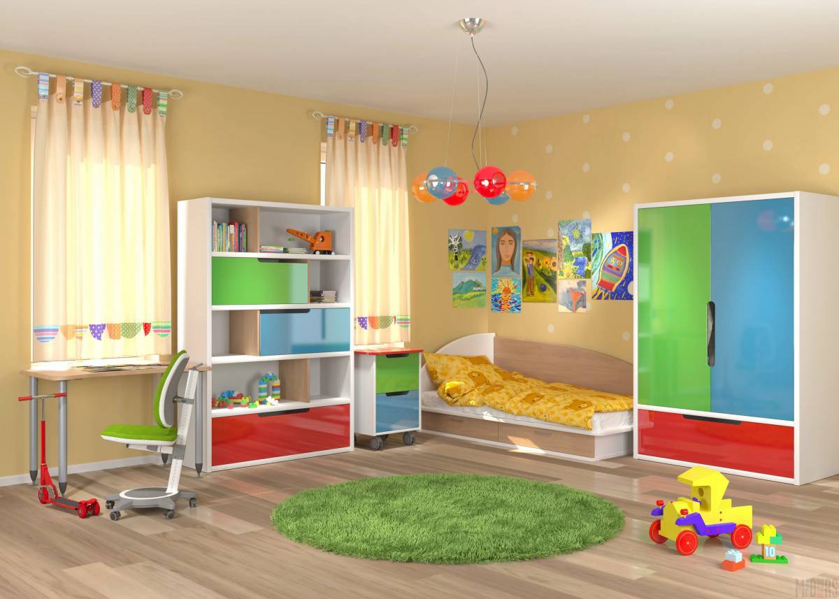 Комната с мебелью для детей #26