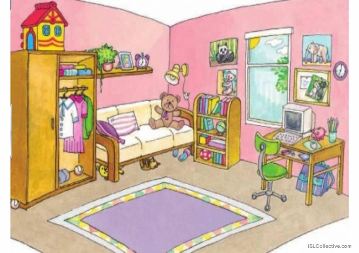 Комната с мебелью для детей #34
