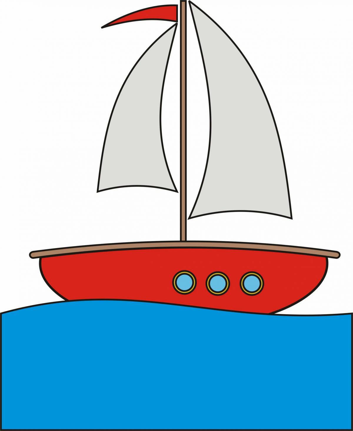 Кораблик для детей #10