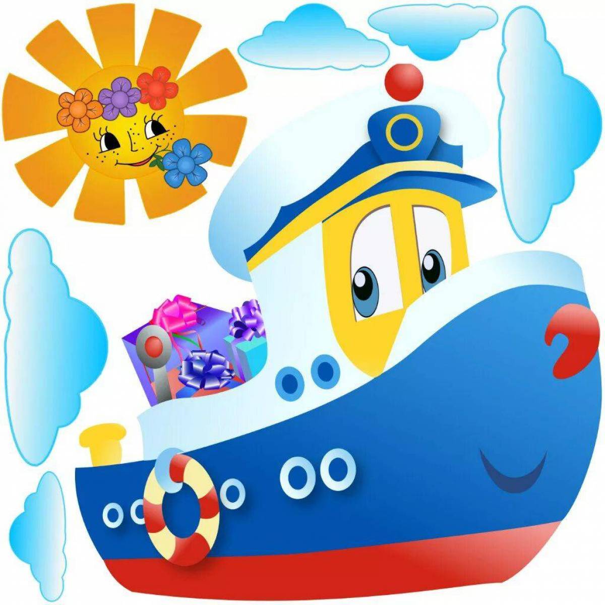 Корабль для детей #22