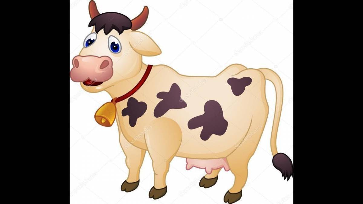 Корова для детей 3 4 лет #6