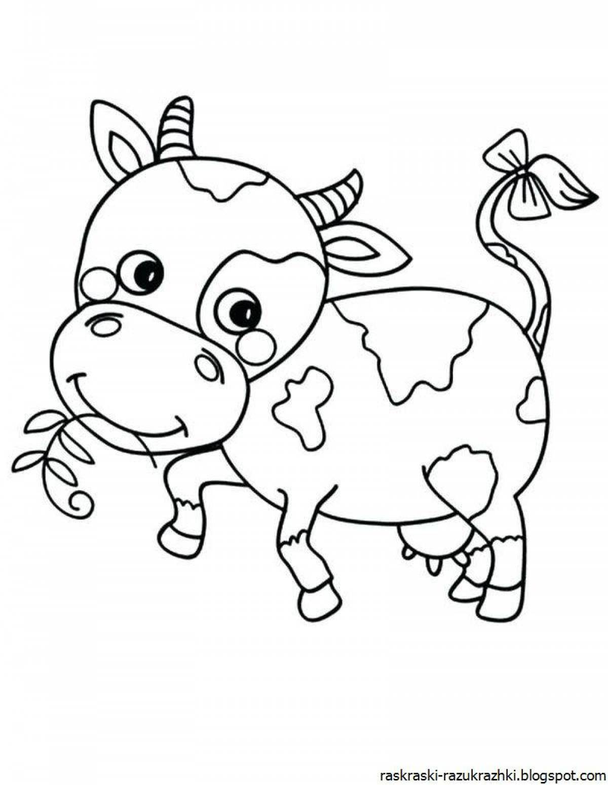 Корова для детей 3 4 лет #20