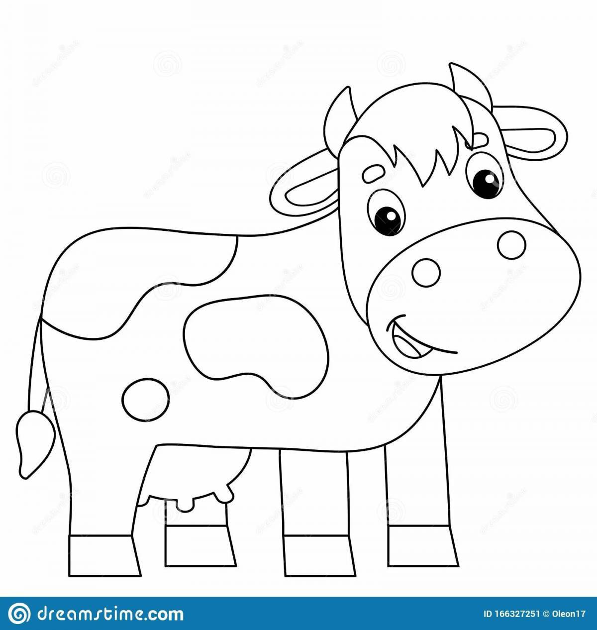 Корова для детей 3 4 лет #32
