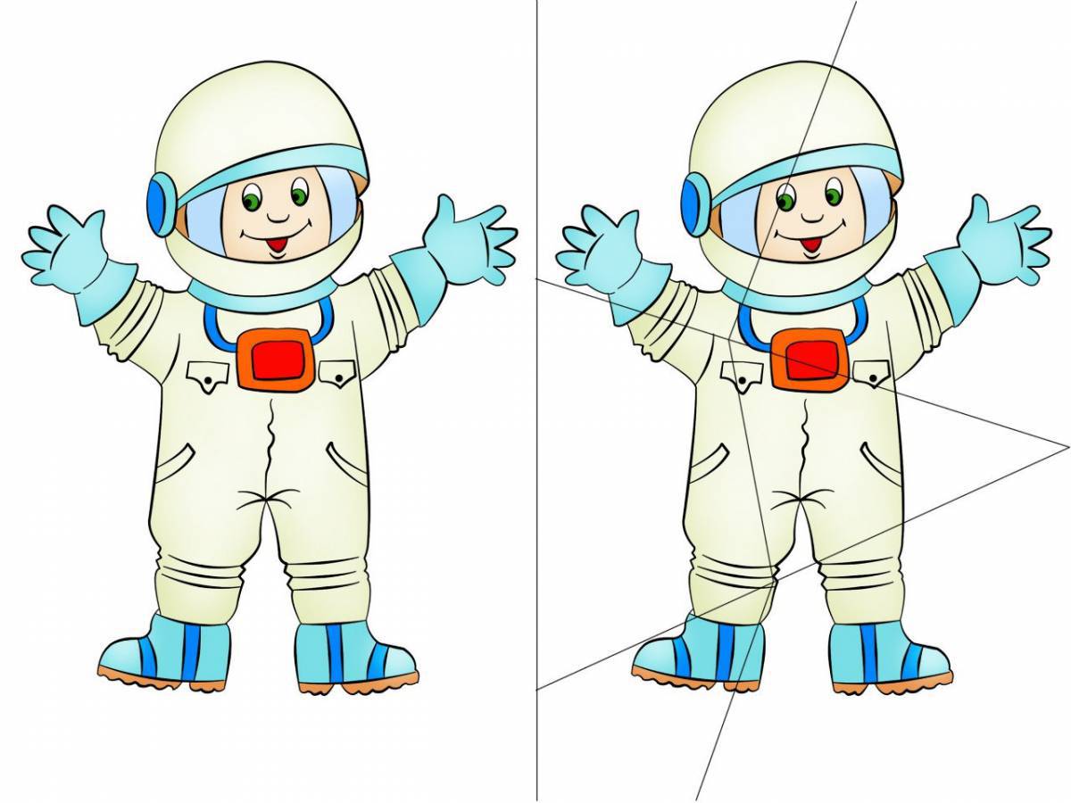 Космонавт для детей #17