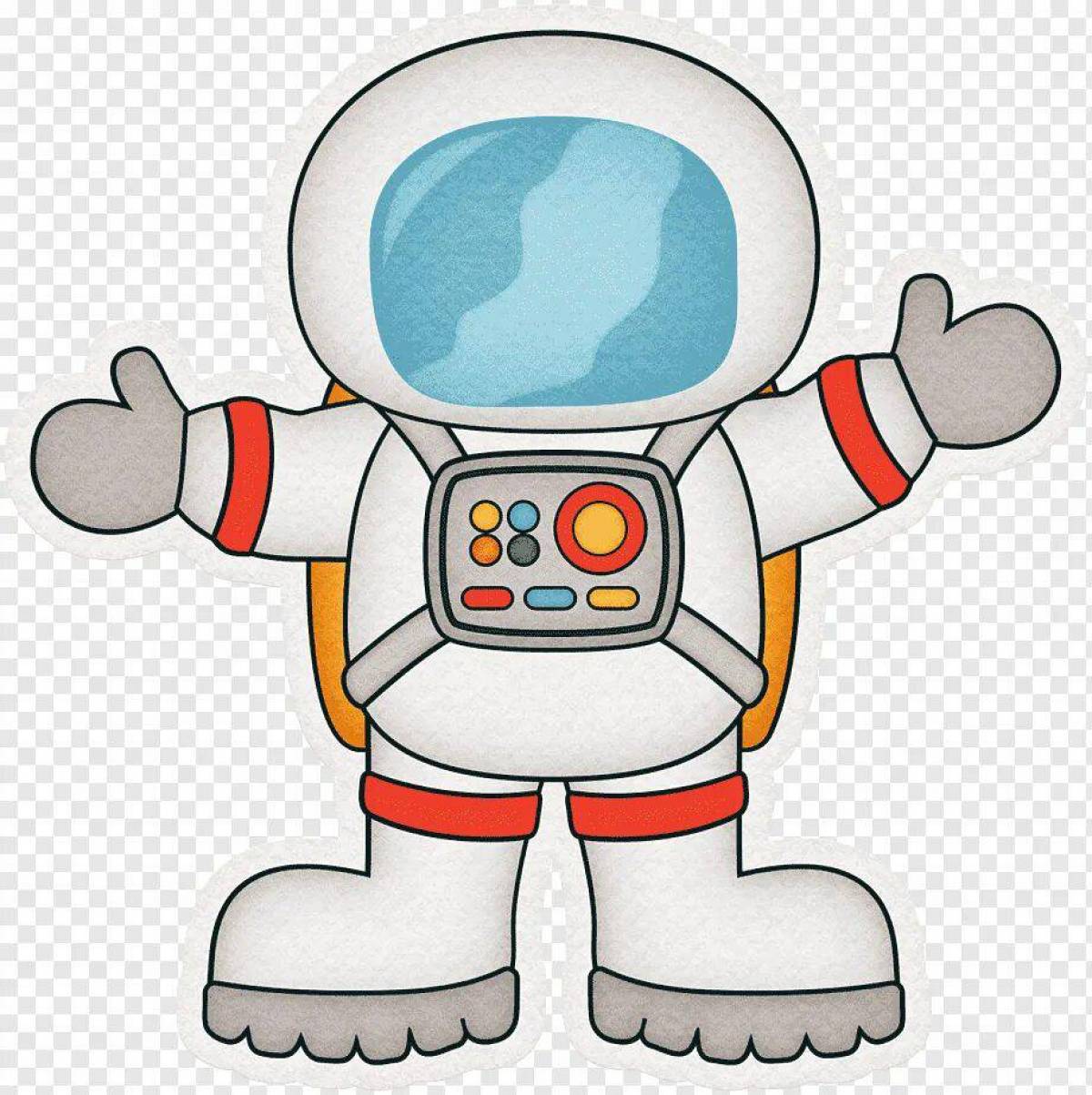 Космонавт для детей #22