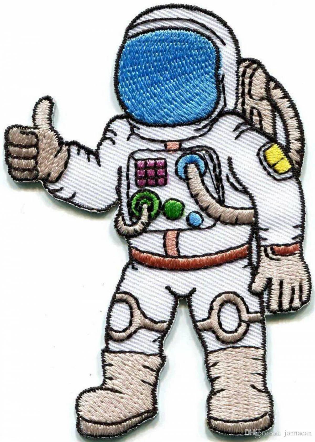 Космонавт для детей #23