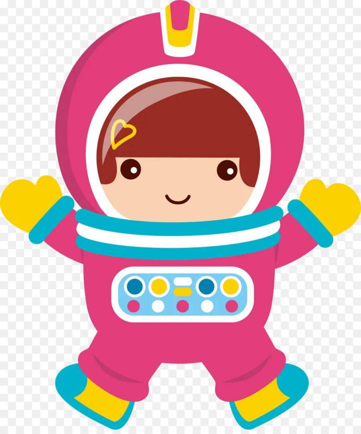 Космонавт для детей #25