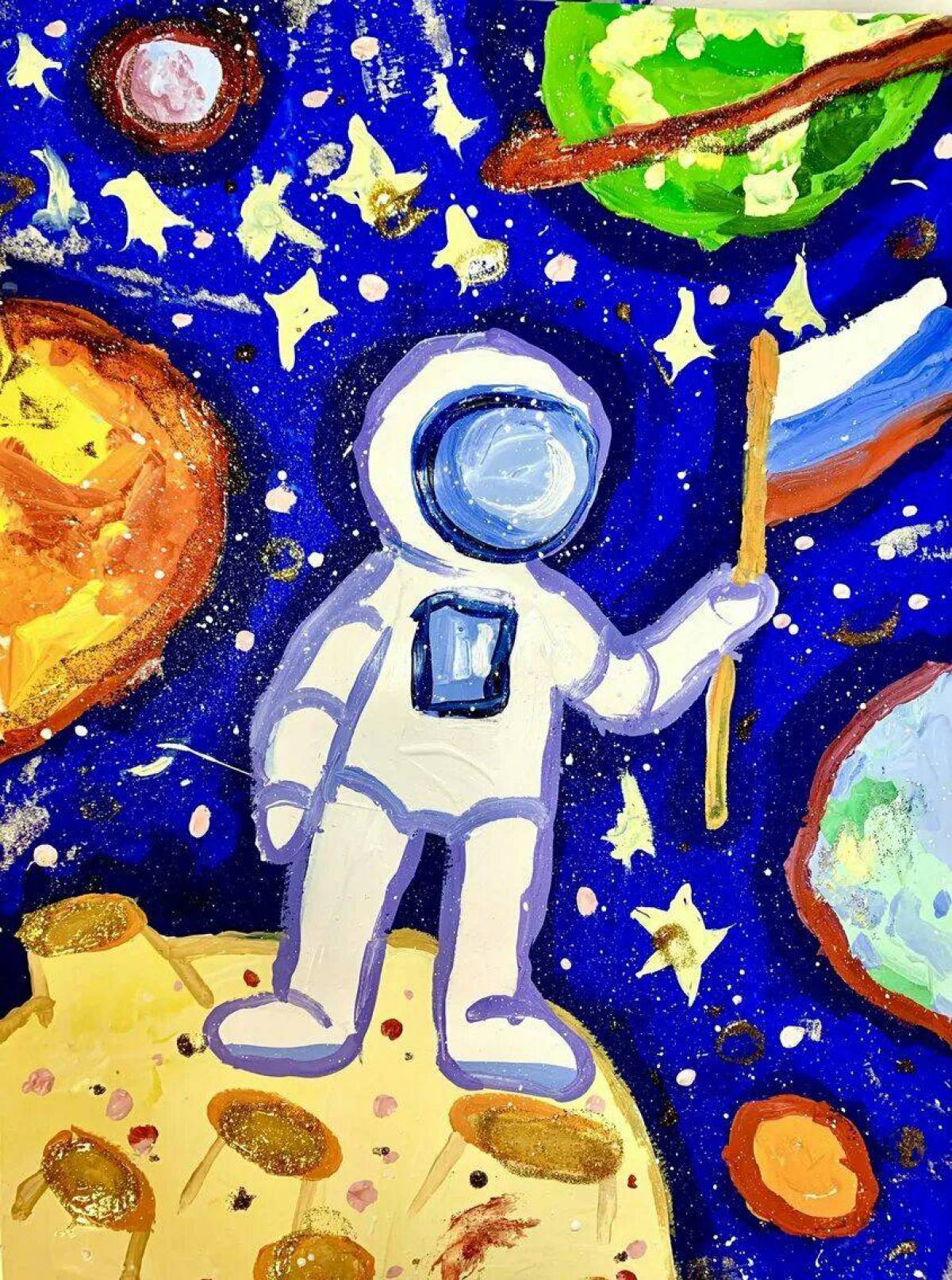 Рисунки о космосе для школьников. Рисунок ко Дню космонавтики. Рисунок ко Дню косионавтик. Рисунки на день космонавти. Рисункико Дню космонавтик.