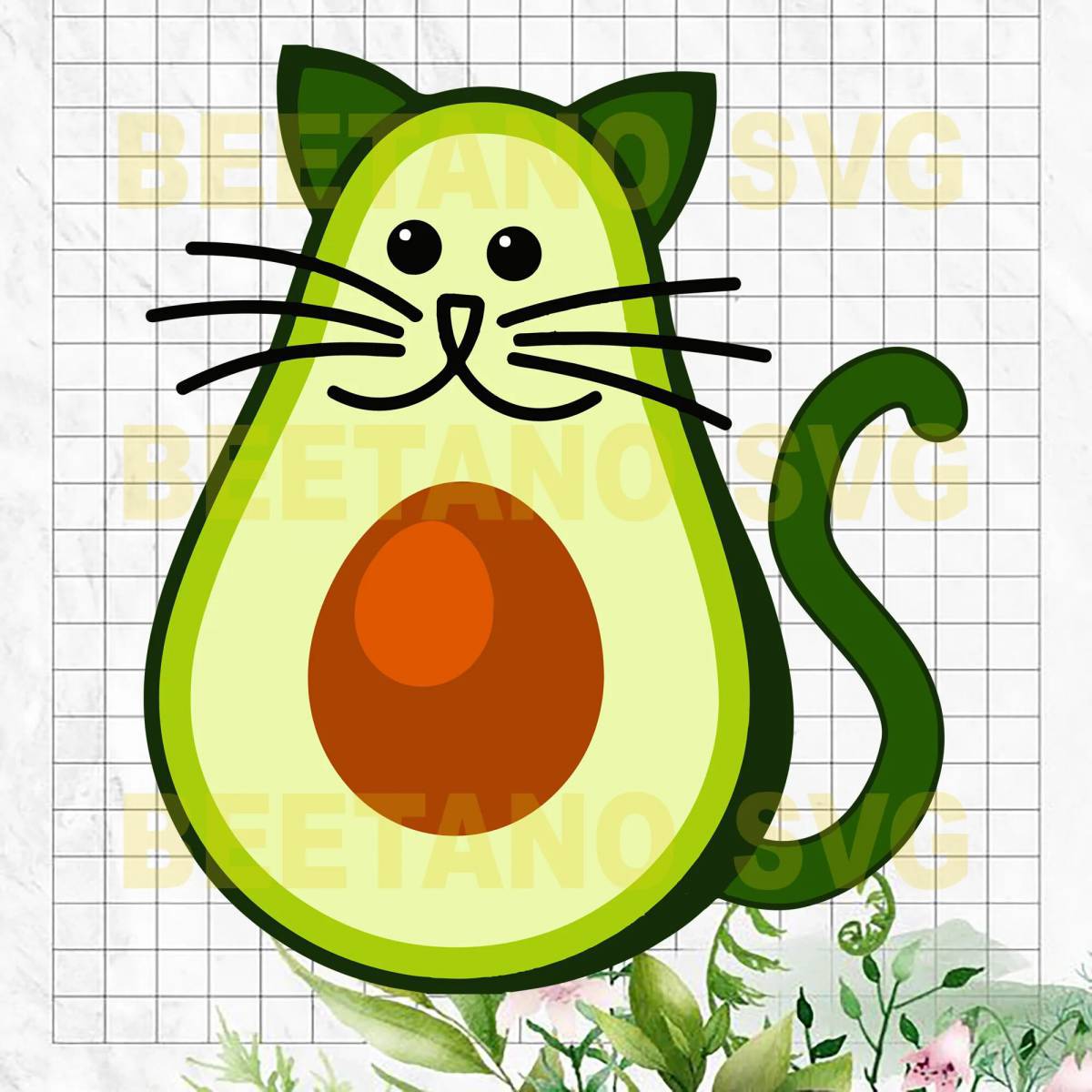 Котик авокадо #16