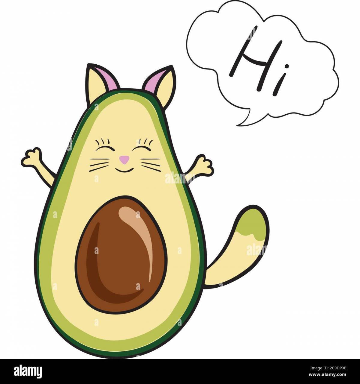Котик авокадо #31