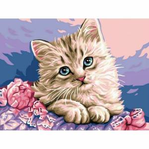 Раскраска кошки для девочек #14 #96215