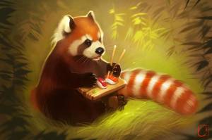 Раскраска красная панда #14 #96878