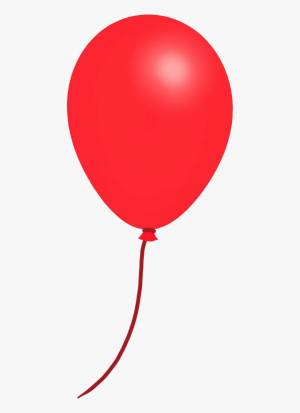 Раскраска красный шарик #7 #96986