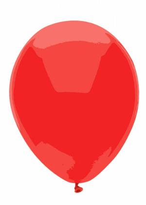 Раскраска красный шарик #23 #97002