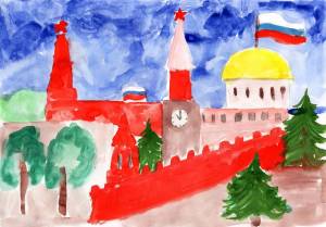 Раскраска кремль для детей #28 #97167
