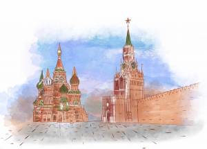 Раскраска кремль для детей #36 #97175