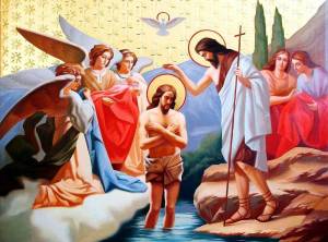 Раскраска крещение господне для детей #20 #97271