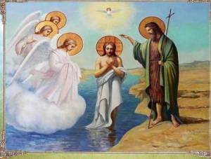 Раскраска крещение господне для детей #22 #97273