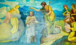 Раскраска крещение господне для детей #36 #97287