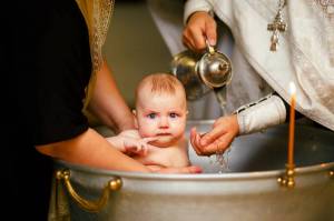 Раскраска крещение для детей #8 #97298