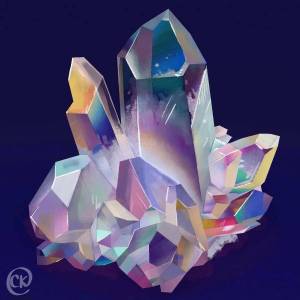 Раскраска кристалл #14 #97341