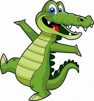 Раскраска крокодил для детей #8 #97430