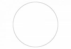 Раскраска круг для детей #11 #97610