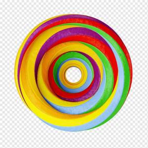 Раскраска круглая спираль #6 #97704
