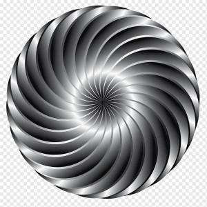 Раскраска круглая спираль #15 #97713