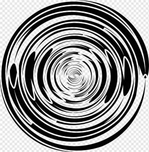 Раскраска круглая спираль #16 #97714