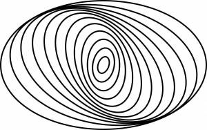 Раскраска круглая спираль #20 #97718