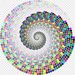 Раскраска круглая спираль #21 #97719