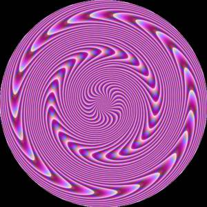Раскраска круглая спираль #27 #97725