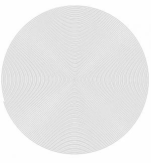 Раскраска круглая спираль #31 #97729