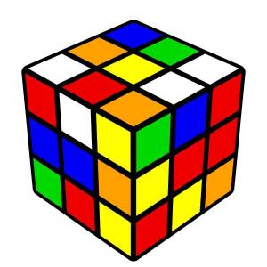 Раскраска кубик рубик #8 #98183