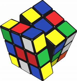 Раскраска кубик рубик #16 #98191