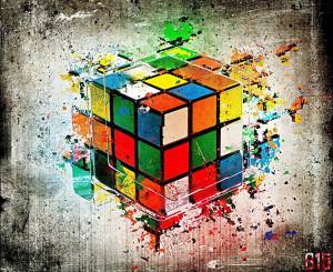 Раскраска кубик рубик #26 #98201