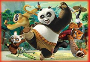 Раскраска кунфу панда #7 #99889