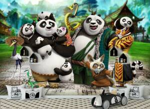 Раскраска кунфу панда #16 #99898