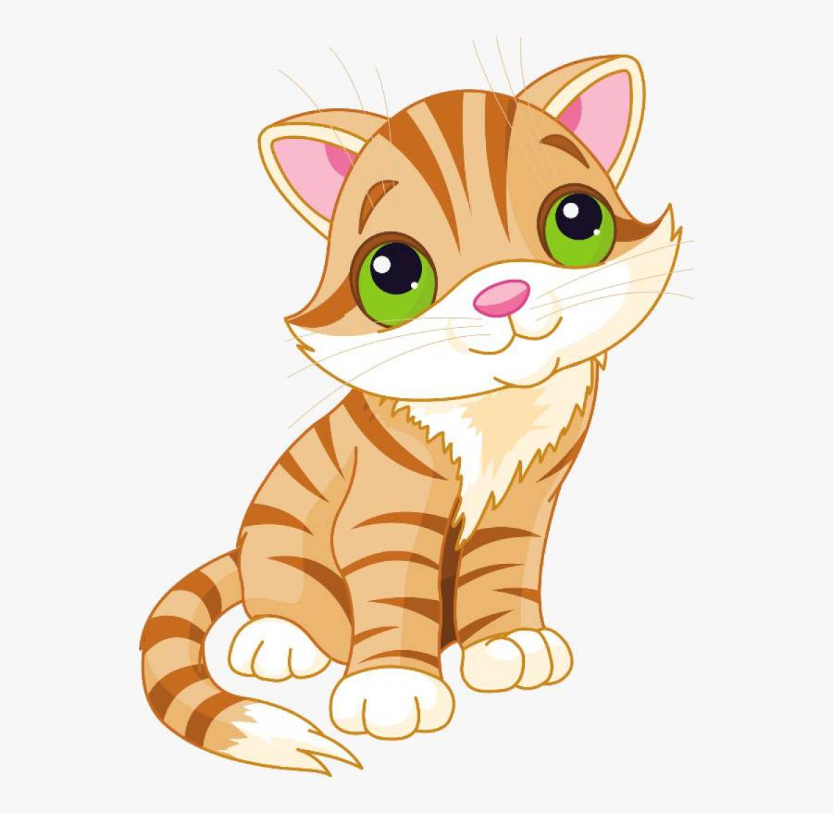 Раскраска Английская короткошерстная | Раскраски кошек. Рисунки кошек, карти�нки кошек