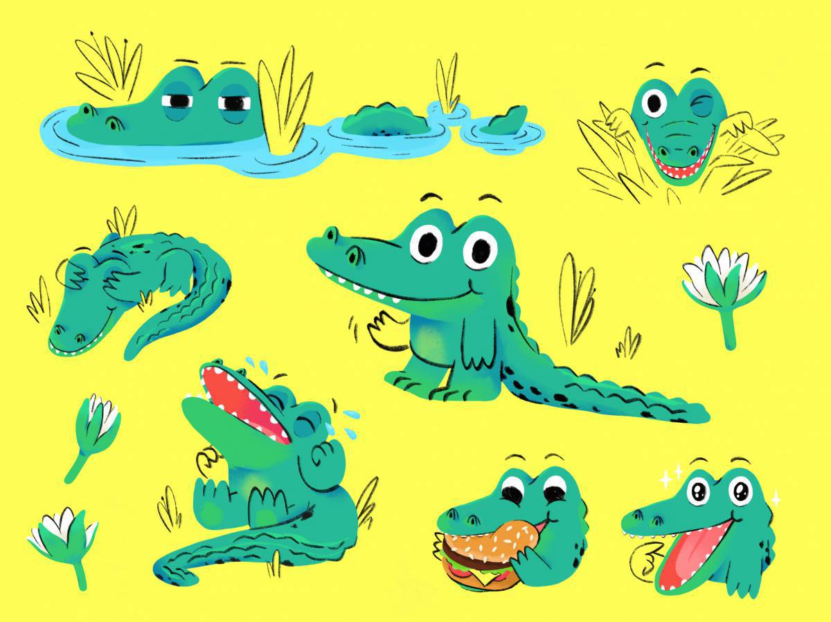 Крокодил для детей #21