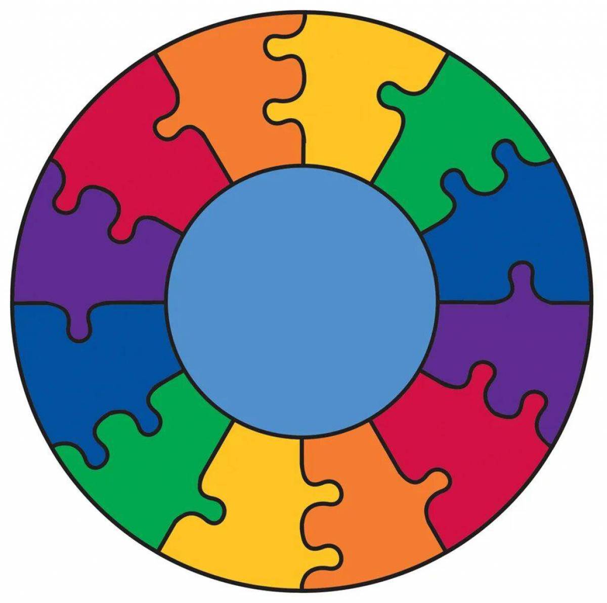 Рисунки с большим кругом. Пазл круг. Цветные круги для детей. Разноцветные пазлы. Круглые пазлы для детей.