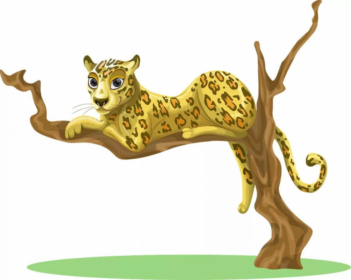Леопард для детей #12