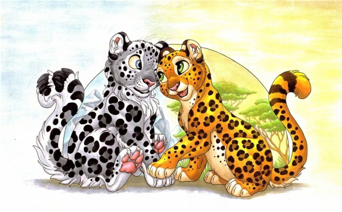 Леопард для детей #26